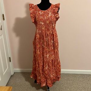 Universal Thread, orange dress, women’s, size M